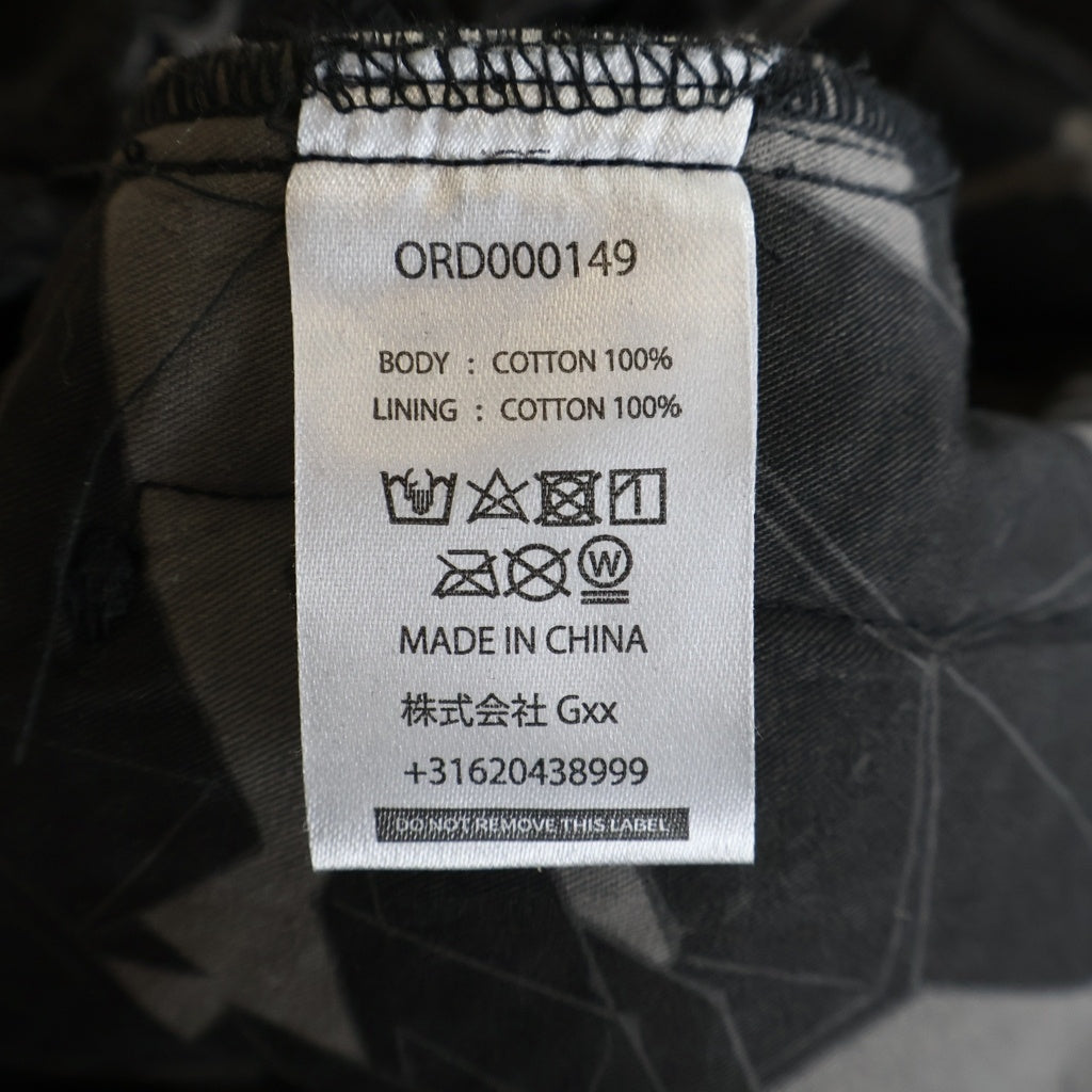 BUDSPOOL バッズプール 25AW ×GAKKIN 折り鴉 PAPER CROW CARGO PANTS ジップフライ カーゴパンツ ブラック BUDSPOOL(バッズプール) 25AW ×GAKKIN 折り鴉 PAPER CROW CARGO PANTS