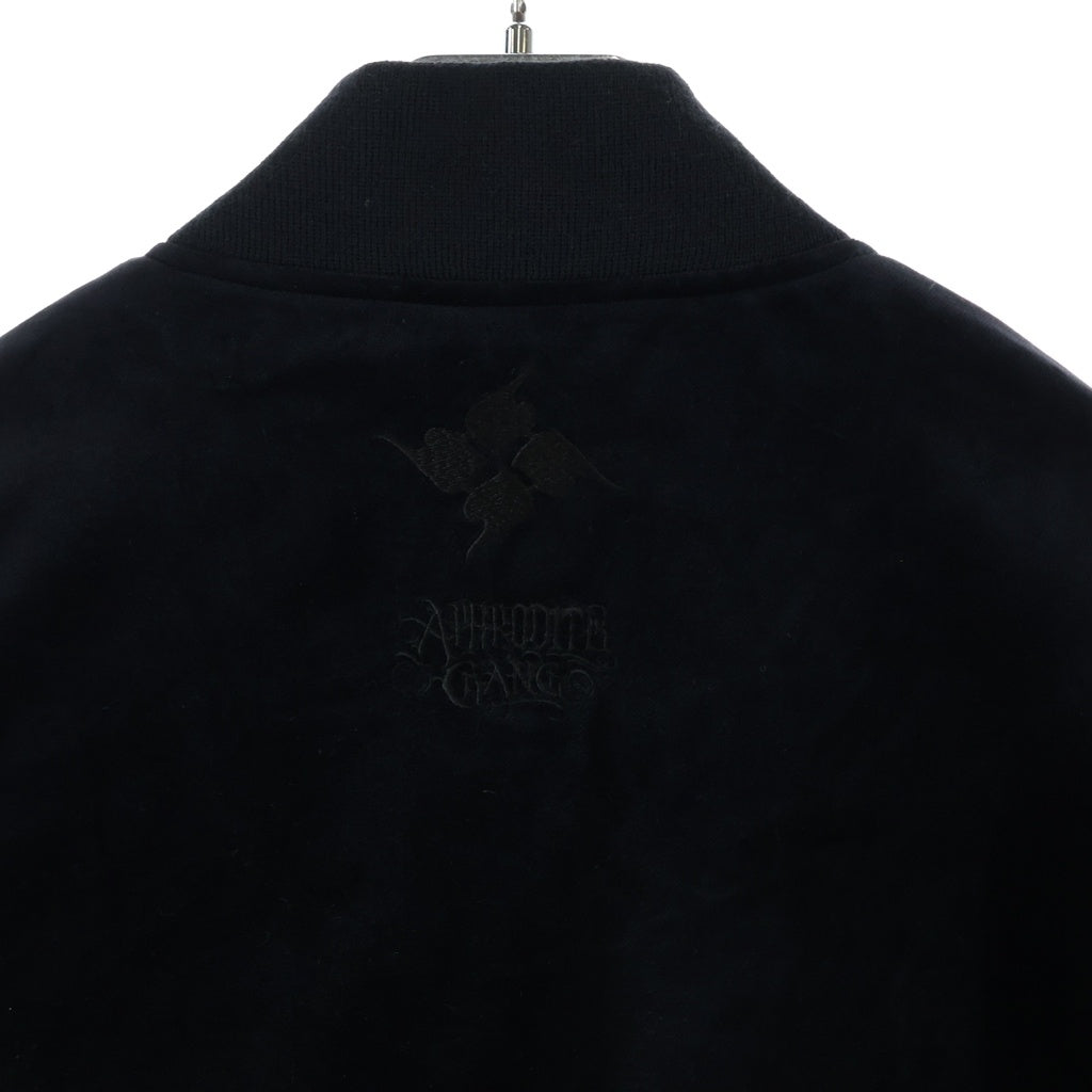 BUDSPOOL(バッズプール) ×GAKKIN 白墨狐 VELVETEEN SOUVENIR JACKET ガッキン ベルベット スーベニアジャケット ブラック