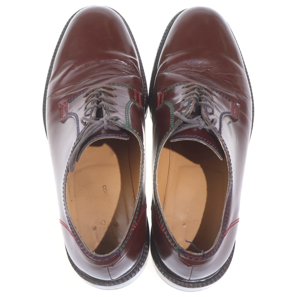 COMME des GARCONS HOMME(コムデギャルソンオム) ×ALDEN オールデン コードバン プレーントゥ レザーシューズ バーガンディ