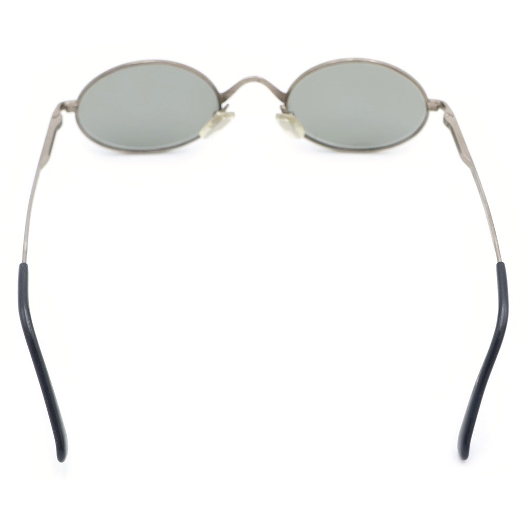 GIORGIO ARMANI(ジョルジオアルマーニ) 80S VINTAGE ビンテージ オーバルシルエット アイウェア サングラス メガネ 眼鏡 グリーン/シルバー 122