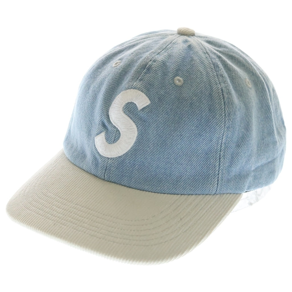 SUPREME(シュプリーム) 24SS 2-Tone S Logo 6-Panel 2トーン Sロゴ 6パネルキャップ 帽子 インディゴ