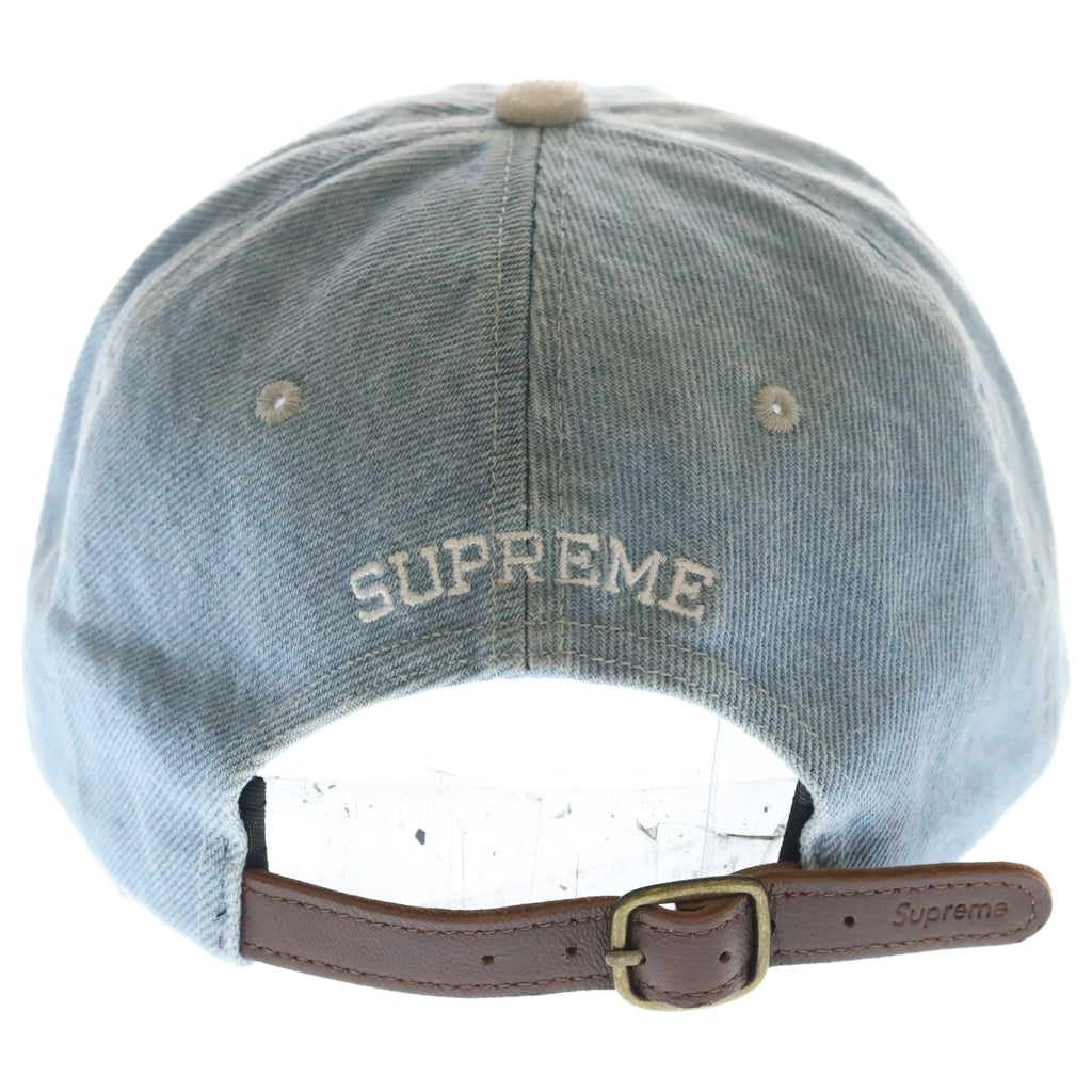 SUPREME(シュプリーム) 24SS 2-Tone S Logo 6-Panel 2トーン Sロゴ 6パネルキャップ 帽子 インディゴ