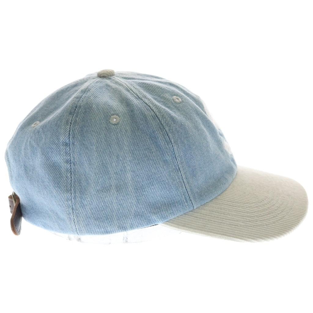 SUPREME(シュプリーム) 24SS 2-Tone S Logo 6-Panel 2トーン Sロゴ 6パネルキャップ 帽子 インディゴ
