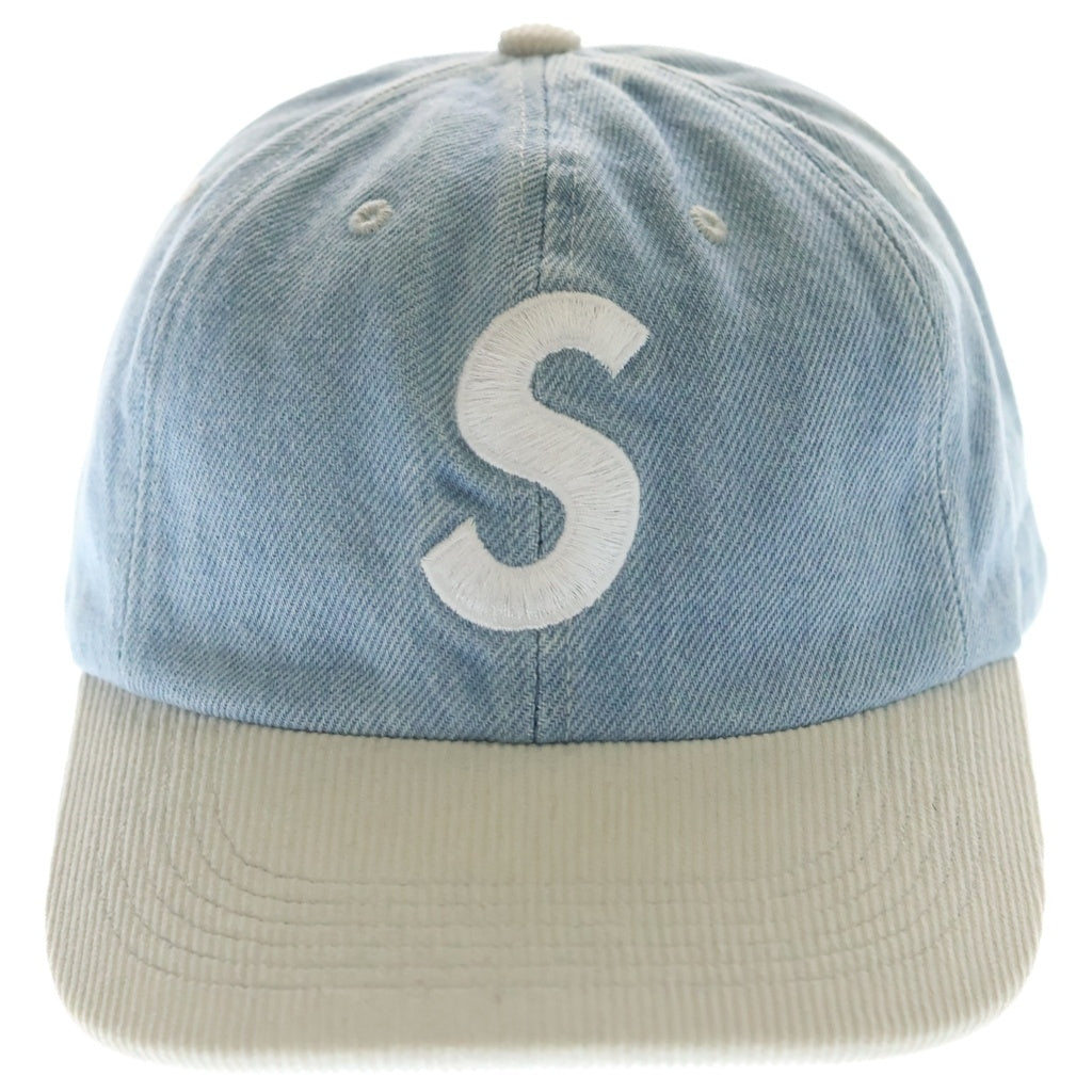 SUPREME(シュプリーム) 24SS 2-Tone S Logo 6-Panel 2トーン Sロゴ 6パネルキャップ 帽子 インディゴ