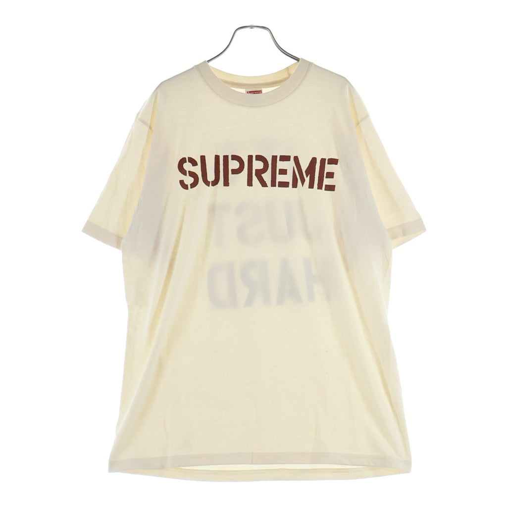 SUPREME(シュプリーム) 26SS Hard Tee ハード クルーネック半袖Tシャツ カットソー ベージュ