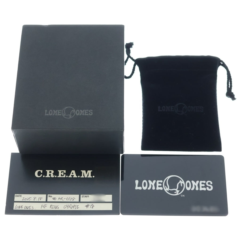 LONE ONES(ロンワンズ) CHROME RING クロムリング シルバー MFR-0108