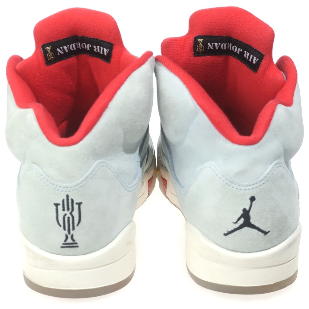 NIKE(ナイキ) ×TROPHY ROOM AIR JORDAN 5 RETRO トロフィールーム エアジョーダン5 レトロ ハイカットスニーカー ブルー US10/28cm CI1899-400