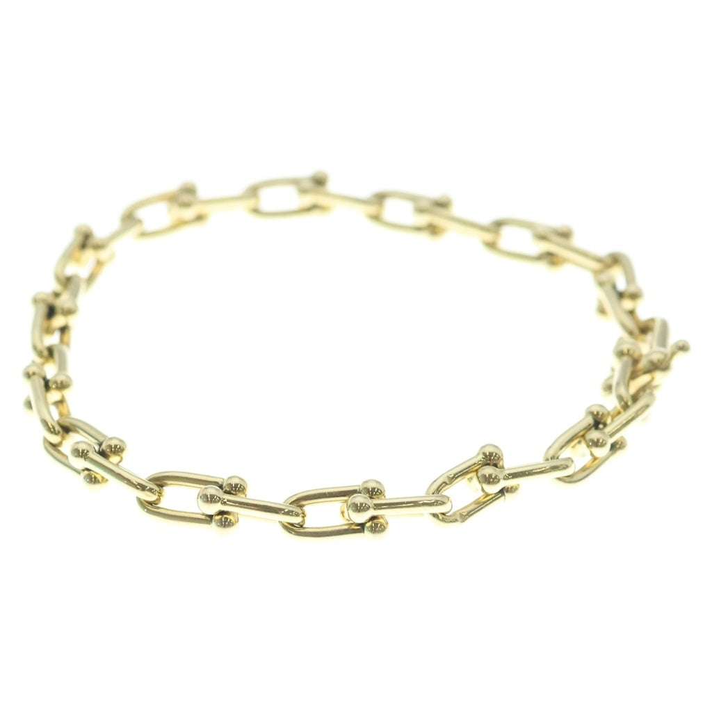 TIFFANY & Co.(ティファニー) ハードウェア スモールリンク ブレスレット チェーン イエローゴールド 18K Au750YG