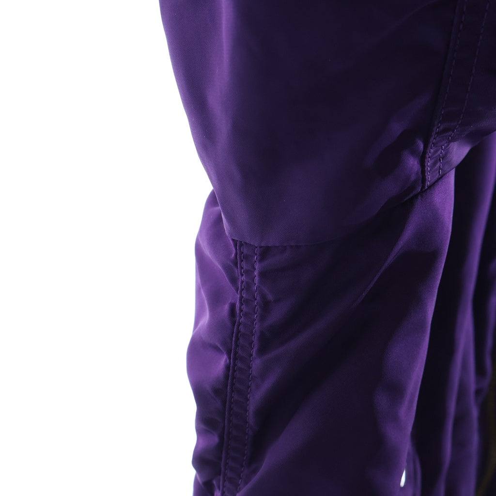 SUPREME(シュプリーム) 21AW Hooded MA-1 ナイロン フーデッド フライト ボンバージャケット ブルゾン パープル