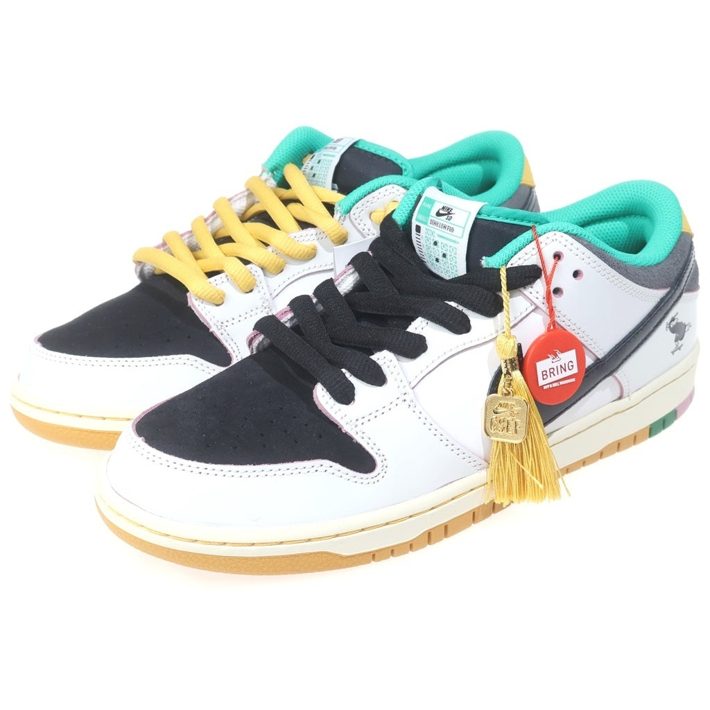 NIKE SB(ナイキエスビー) ×CSEF DUNK LOW PRO QS エスビー ダンク ローカットスニーカー ホワイト US9.5/27.5cm HJ4132-100
