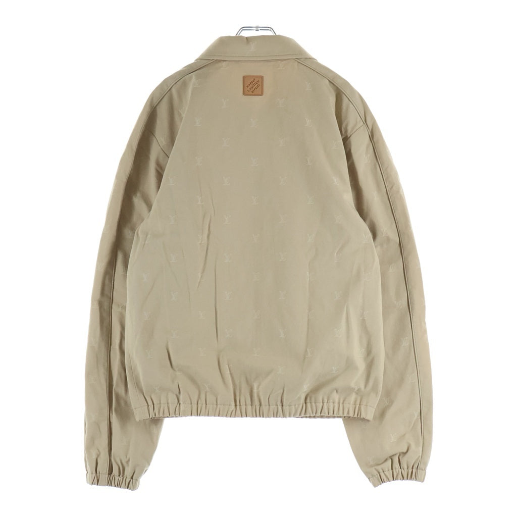 LOUIS VUITTON ルイヴィトン 24AW LV LOGO ALLOVER ZIPUP JACKET LVロゴ総柄 ジップアップジャケット ベージュ RM242MQ KKA HRB41W LOUIS VUITTON(ルイヴィトン) 24AW LV LOGO ALLOVER ZIPUP JACKET LV