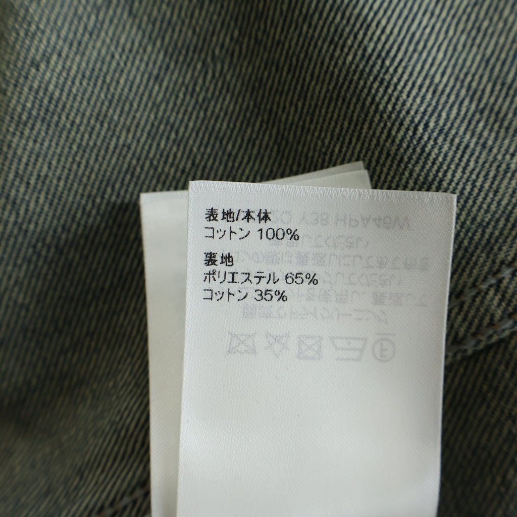LOUIS VUITTON(ルイヴィトン) 23AW モノグラム ワークウェア ウォッシュド加工 ジップアップデニムジャケット インディゴ RM232Q Y38 HPA46W