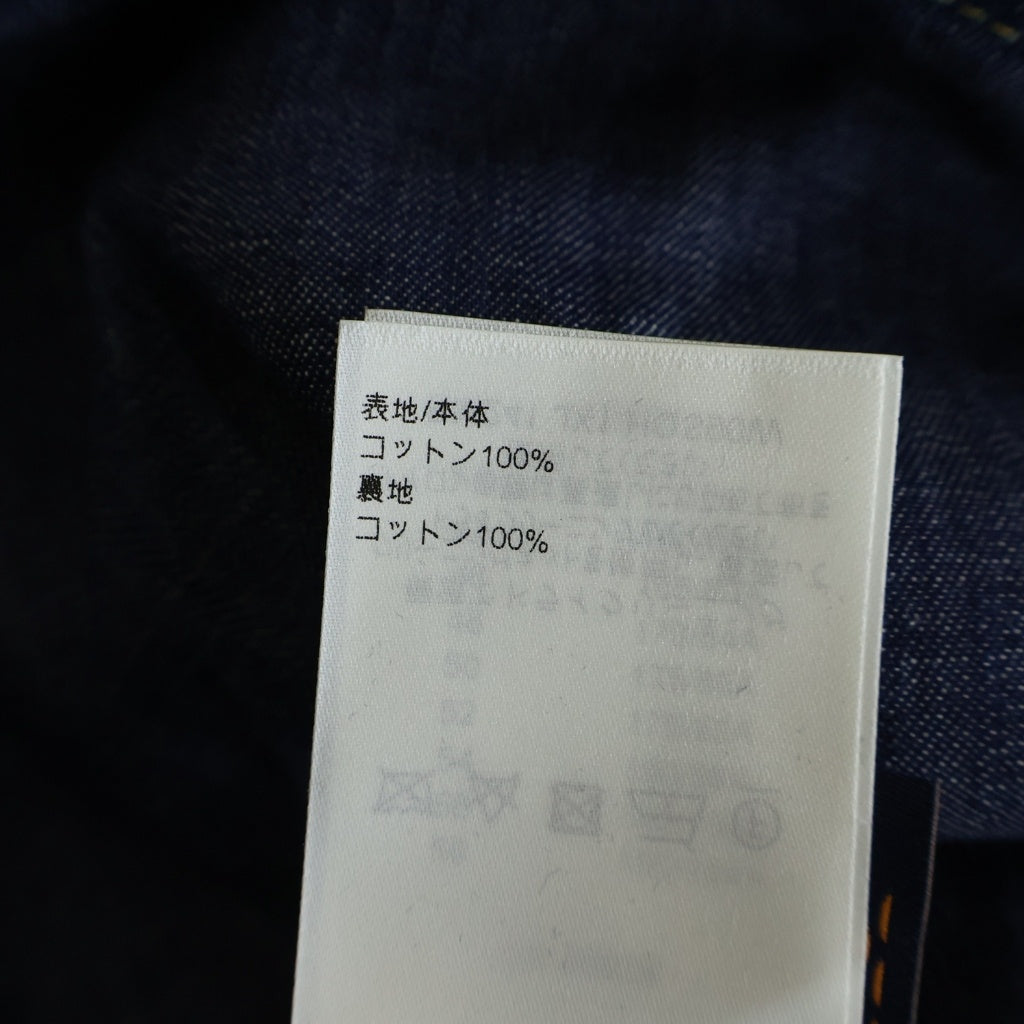 LOUIS VUITTON(ルイヴィトン) 24SS EMBORIDARY SIGNATURE S/S DENIM SHIRT エンブロイダードシグネチャー 半袖デニムシャツ インディゴ RM241 JX1 HQS90W