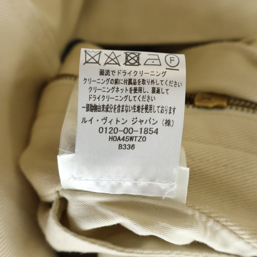 LOUIS VUITTON(ルイヴィトン) 23SS モノグラム ワークウェア 襟ボア ジップアップデニムジャケット アイボリー RM231Q TZ0 HOA45W