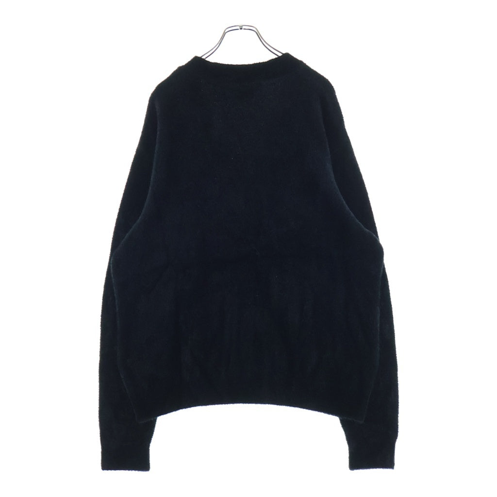 GOD SELECTION XXX(ゴッドセレクショントリプルエックス) KNIT CARDIGAN ナイロンニットカーディガン ブラック GX-A25-KN-01