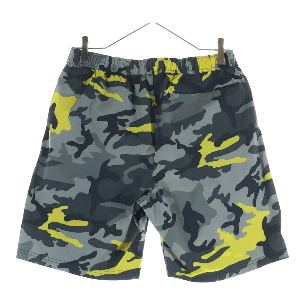 F.C.R.B./F.C.Real Bristol/FCRB(エフシーアールビー/エフシーレアルブリストル) 22AW CAMOUFLAGE TEAM SHORTS カモフラージュ イージーチームショーツ ハーフパンツ グレー/イエロー FCRB-222001
