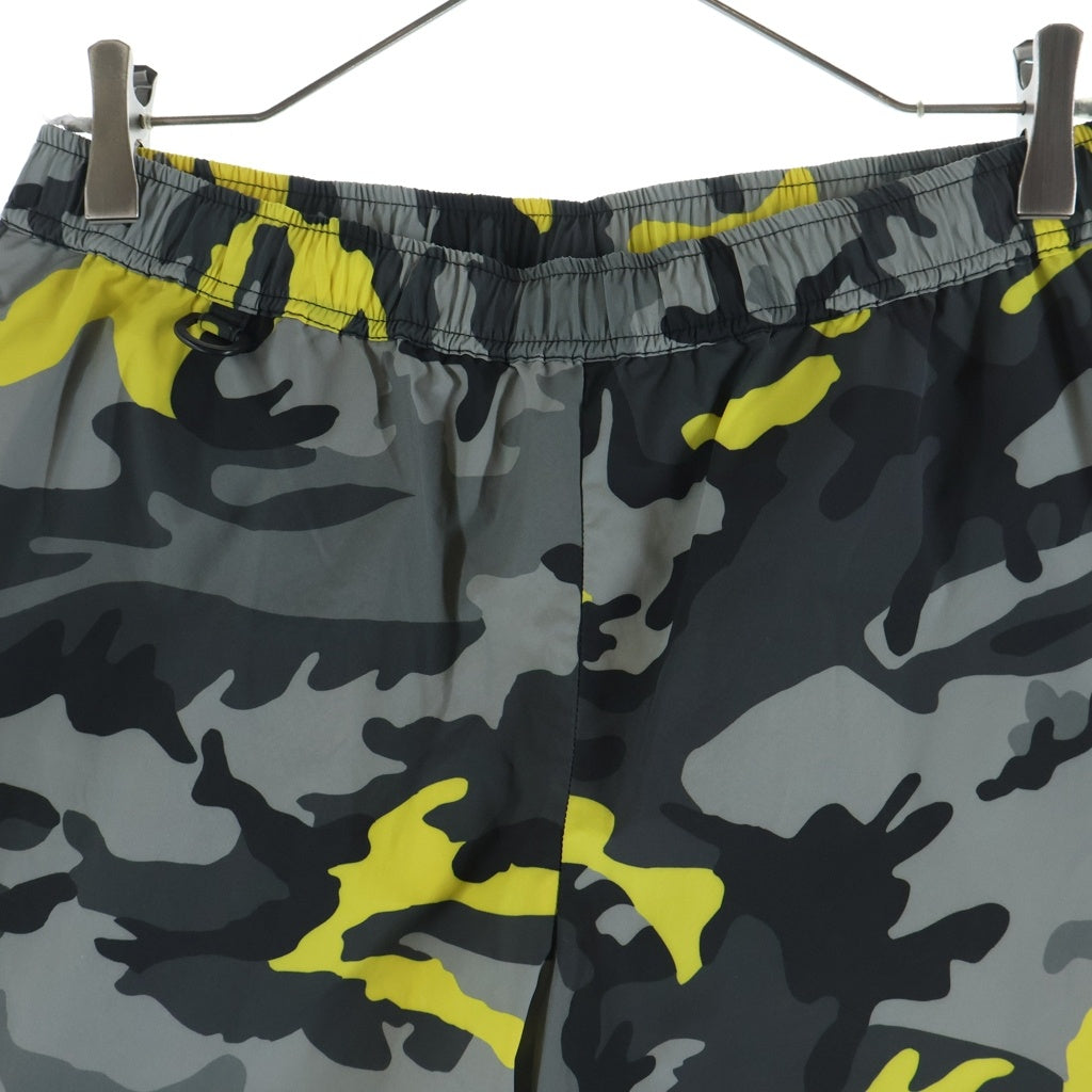 F.C.R.B./F.C.Real Bristol/FCRB(エフシーアールビー/エフシーレアルブリストル) 22AW CAMOUFLAGE TEAM SHORTS カモフラージュ イージーチームショーツ ハーフパンツ グレー/イエロー FCRB-222001