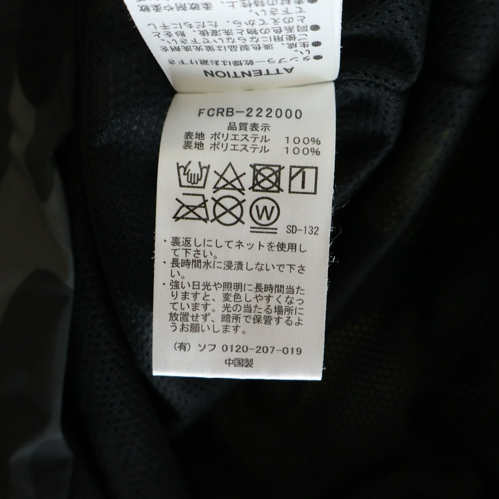 F.C.R.B.(エフシーアールビー) 22AW CAMOUFLAGE TEAM JACKET カモフラージュ フロントロゴ ジップアップ フーデッドチームジャケット FCRB-222000