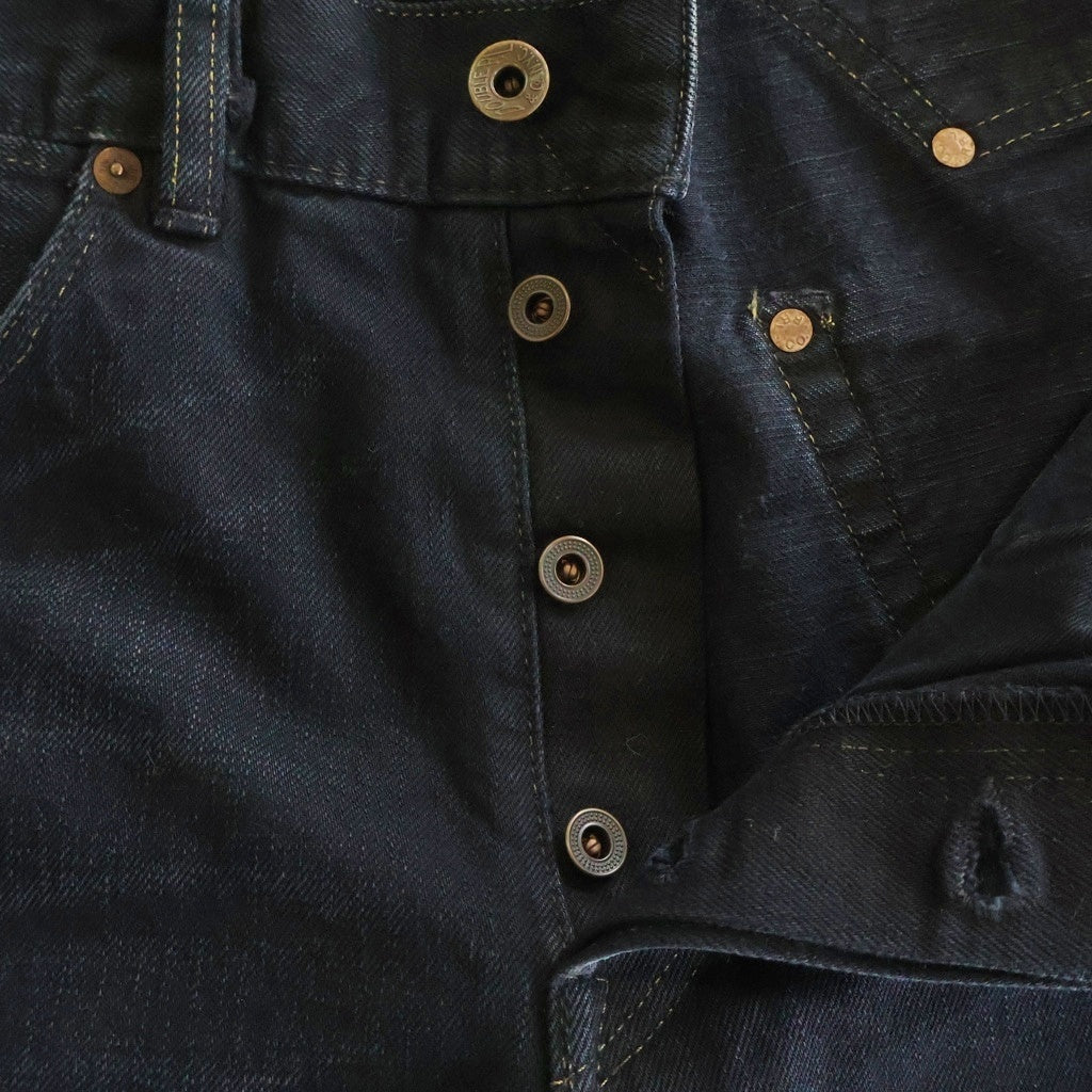 RRL(ダブルアールエル) SLIM STRAIGHT FIT JEANS USA製 スリムフィット ボタンフライ ストレートデニムパンツ インディゴ