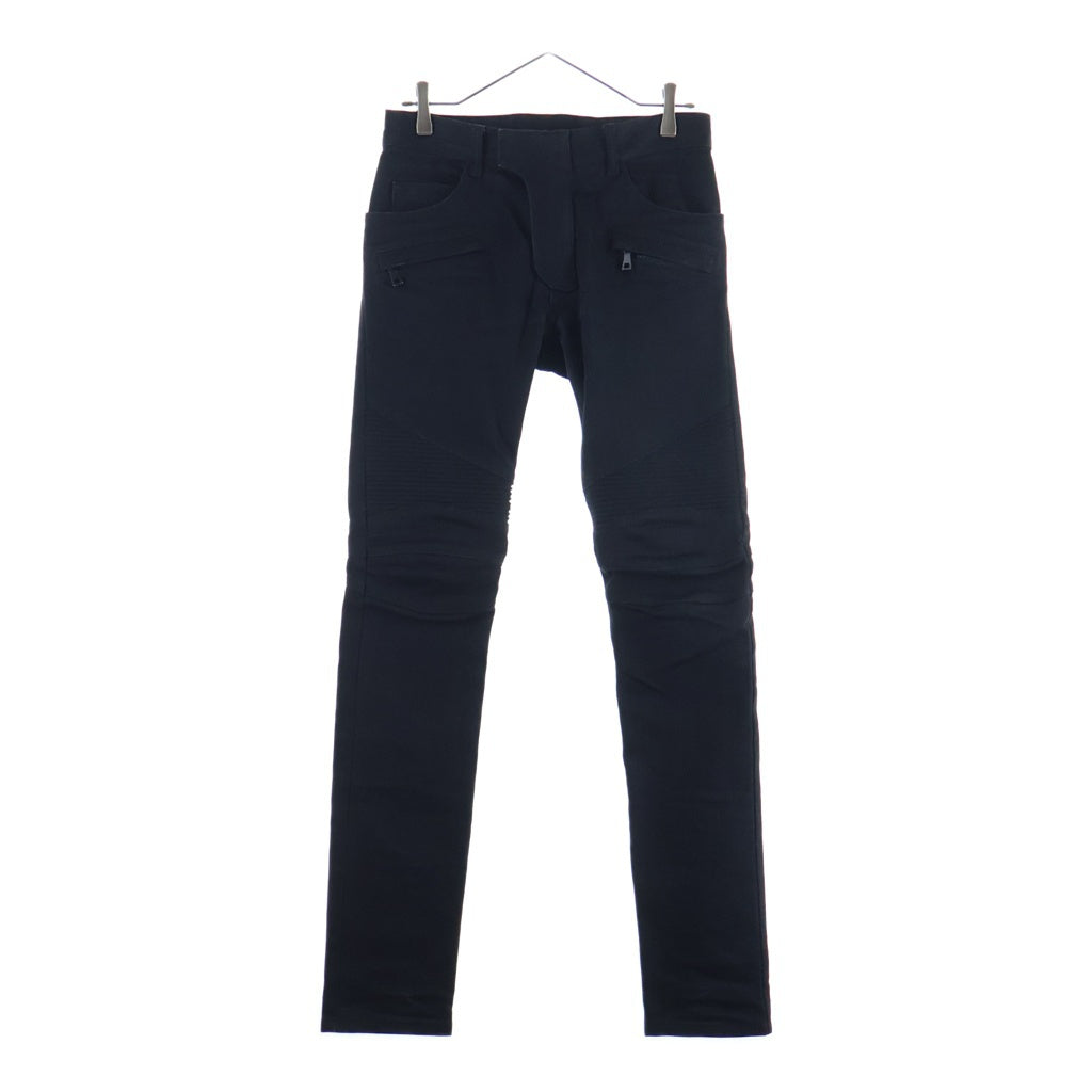 BALMAIN(バルマン) BIKER RIGID DENIM PANTS バイカー スリム デニムパンツ ブラック POHT551D204