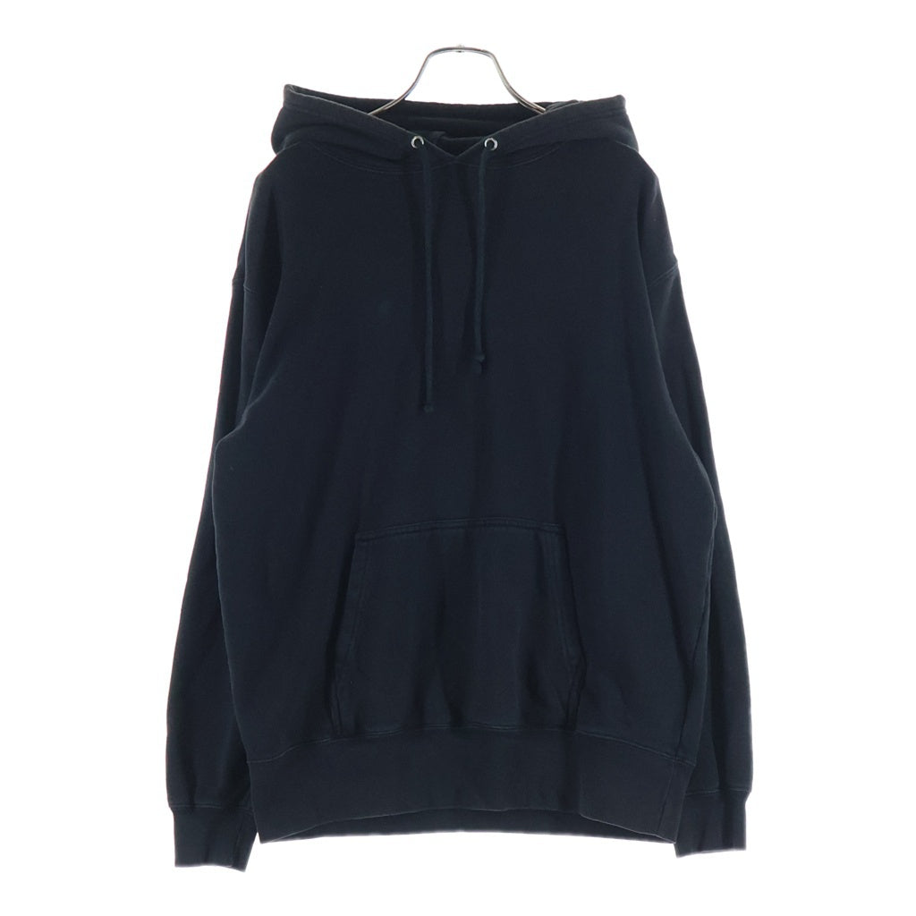 Yohji Yamamoto(ヨウジヤマモト) 17SS コットン プルオーバーフーデッドパーカー ブラック FD-T63-993