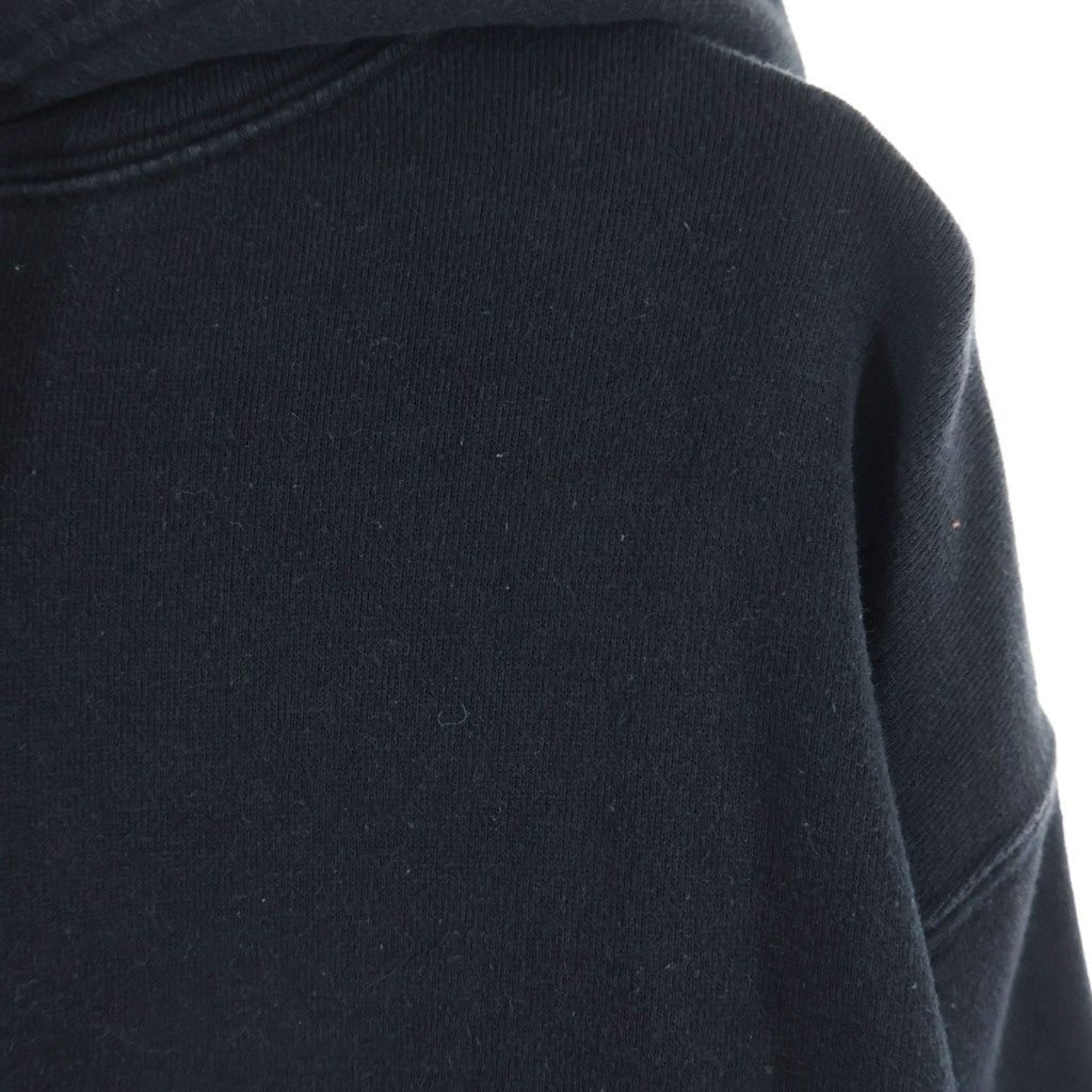 Yohji Yamamoto(ヨウジヤマモト) 17SS コットン プルオーバーフーデッドパーカー ブラック FD-T63-993