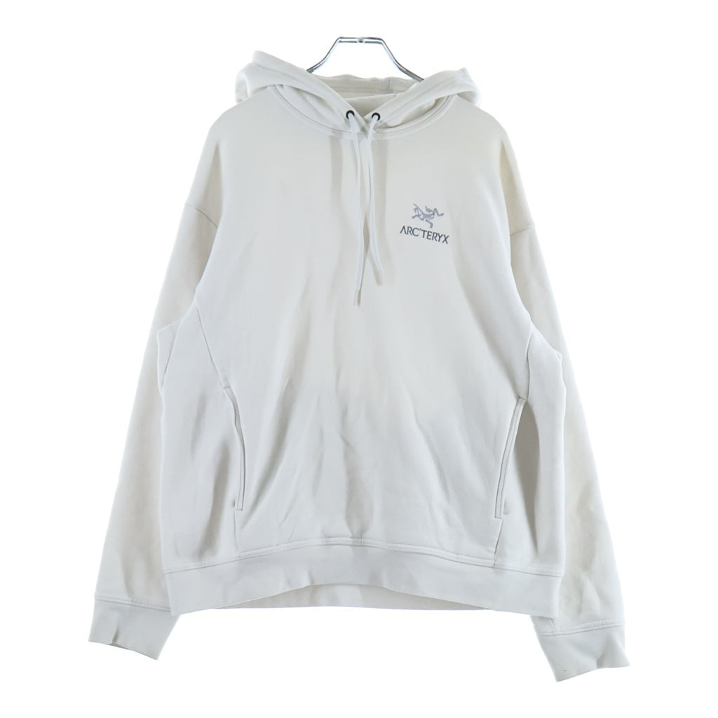 ARC'TERYX(アークテリクス) WMNS EMBLEM FLEECE HOODIE ウィメンズ エンブレム フリース プルオーバーフーディー パーカー ホワイト X000009786 レディース