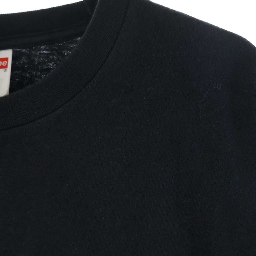 SUPREME(シュプリーム) 23SS Tonal Box Logo Tee トーナル ボックス ロゴ コットン クルーネック 半袖Tシャツ カットソー ブラック