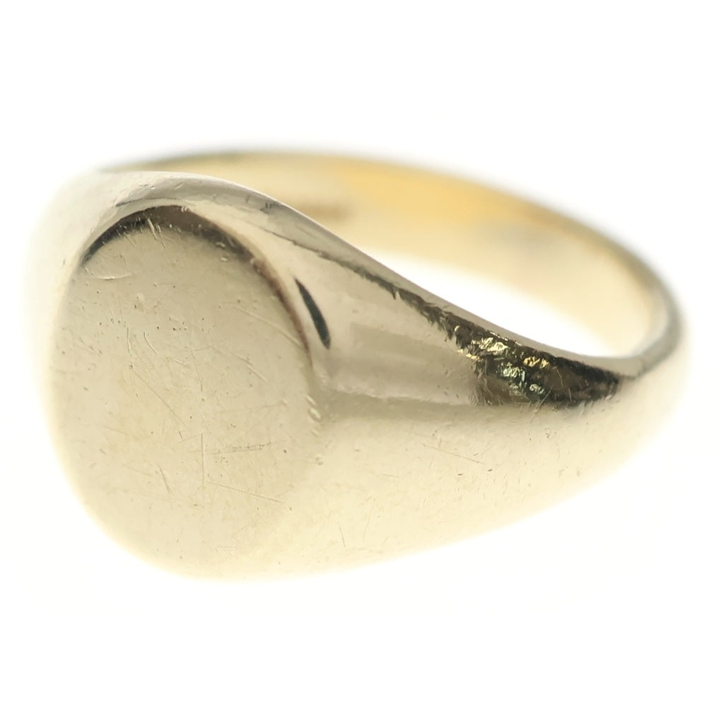 NO BRAND(ノーブランド) BYSMITH K9 4.59g OVAL PINKY SIGNET RING バイスミス オーバルピンキー 9金 シグネットリング ゴールド