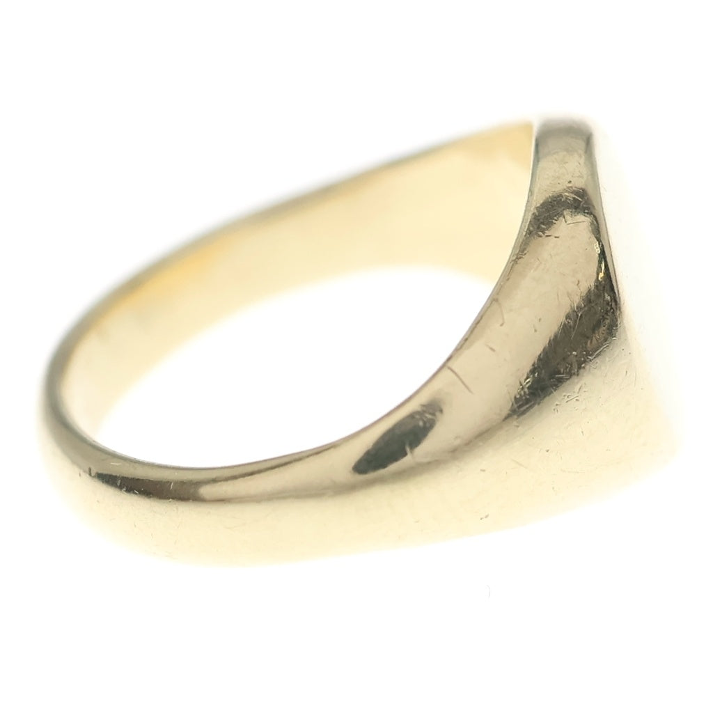 NO BRAND(ノーブランド) BYSMITH K9 4.59g OVAL PINKY SIGNET RING バイスミス オーバルピンキー 9金 シグネットリング ゴールド
