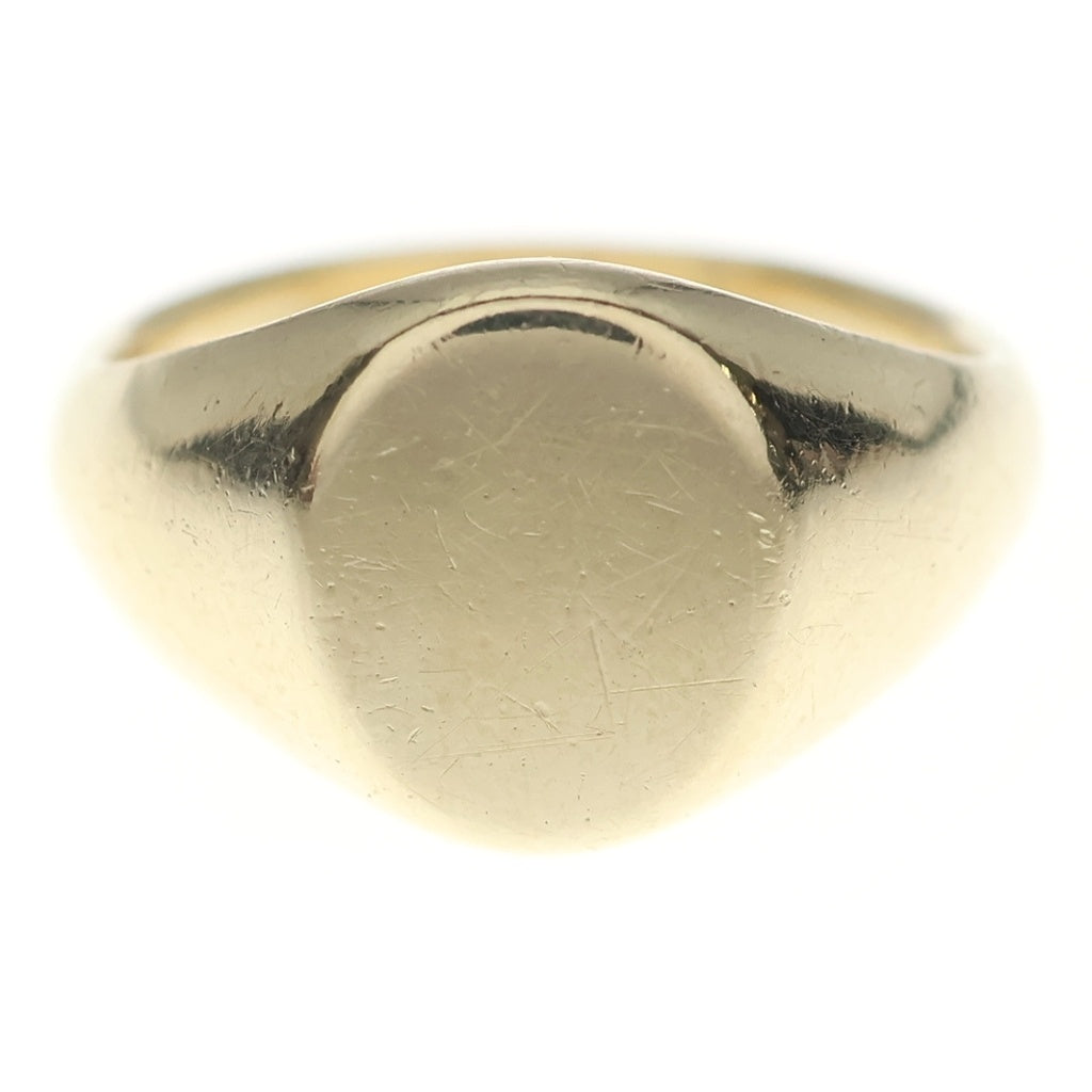 NO BRAND(ノーブランド) BYSMITH K9 4.59g OVAL PINKY SIGNET RING バイスミス オーバルピンキー 9金 シグネットリング ゴールド