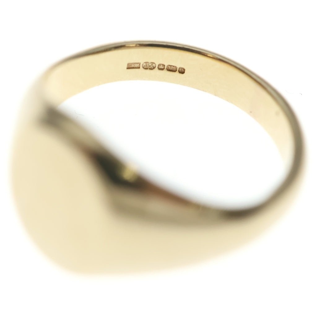NO BRAND(ノーブランド) BYSMITH K9 4.59g OVAL PINKY SIGNET RING バイスミス オーバルピンキー 9金 シグネットリング ゴールド