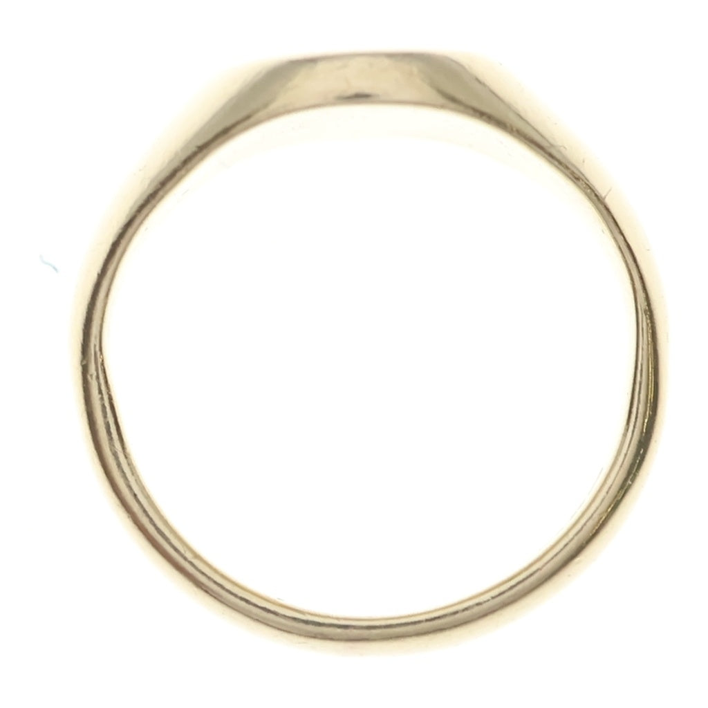 NO BRAND(ノーブランド) BYSMITH K9 4.59g OVAL PINKY SIGNET RING バイスミス オーバルピンキー 9金 シグネットリング ゴールド