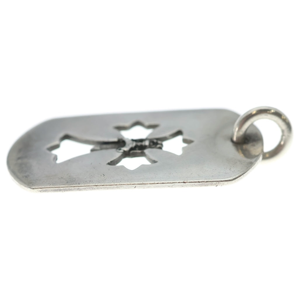 CHROME HEARTS(クロムハーツ) D TAG LRG CO CRS カットアウトクロスドッグタグ ラージ ペンダントトップ シルバー BCA239