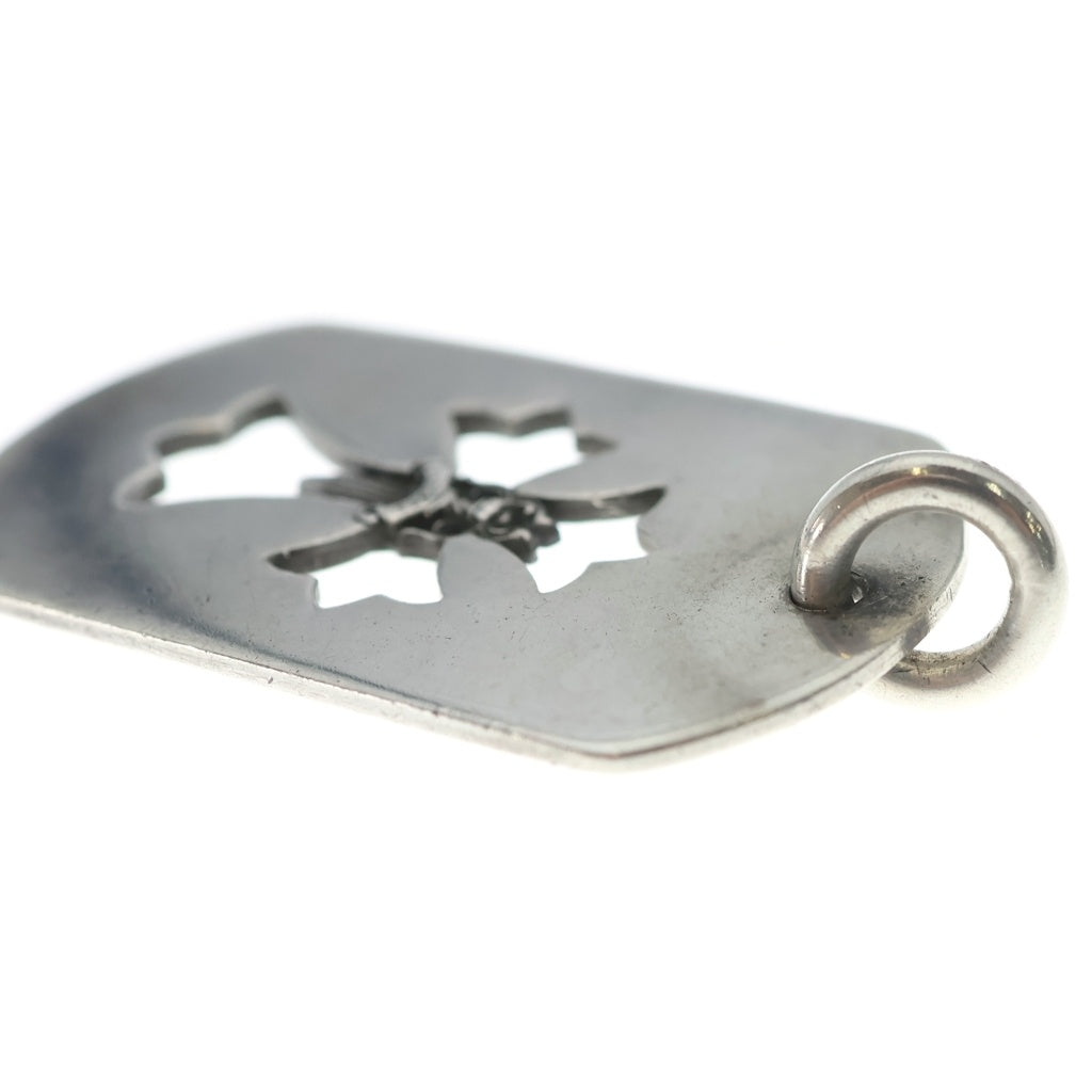 CHROME HEARTS(クロムハーツ) D TAG LRG CO CRS カットアウトクロスドッグタグ ラージ ペンダントトップ シルバー BCA239