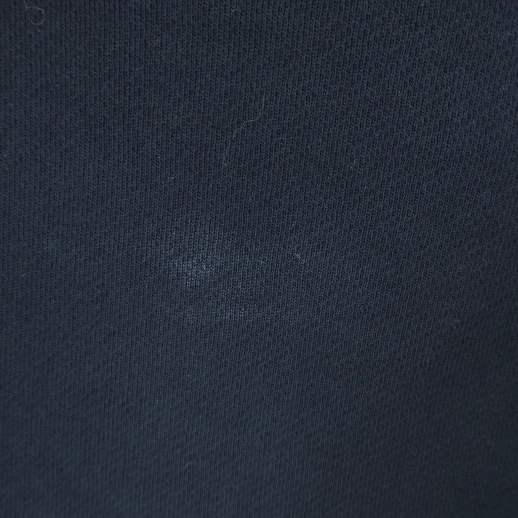 ASKYURSELF(アスクユアセルフ) GOTH RAW FLEECE SHORTS フロント ロゴプリント ゴス風 カットオフ フリース ショーツ ブラック