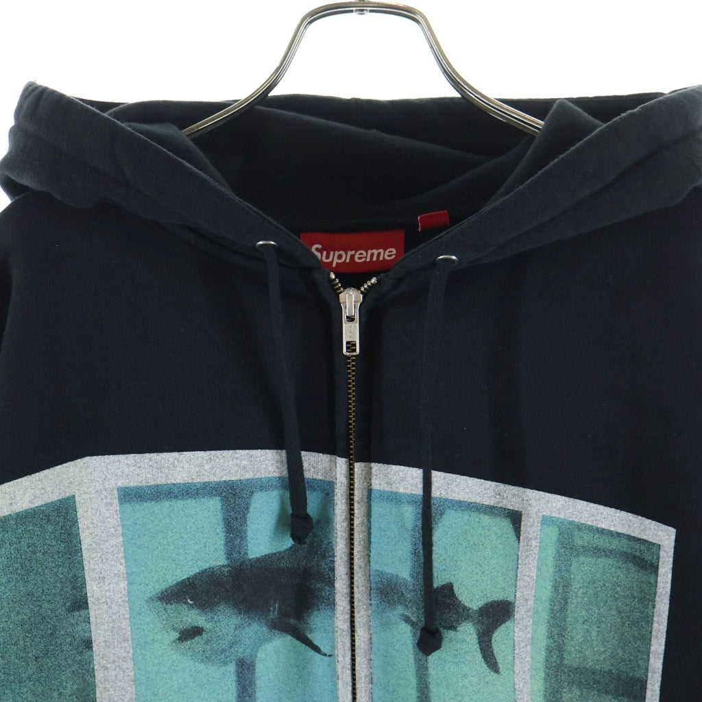 SUPREME(シュプリーム) 25SS Damien Hirst Zip Up Hooded Sweatshirt ダミアンハースト スウェット ジップアップパーカー フーディー ブラック