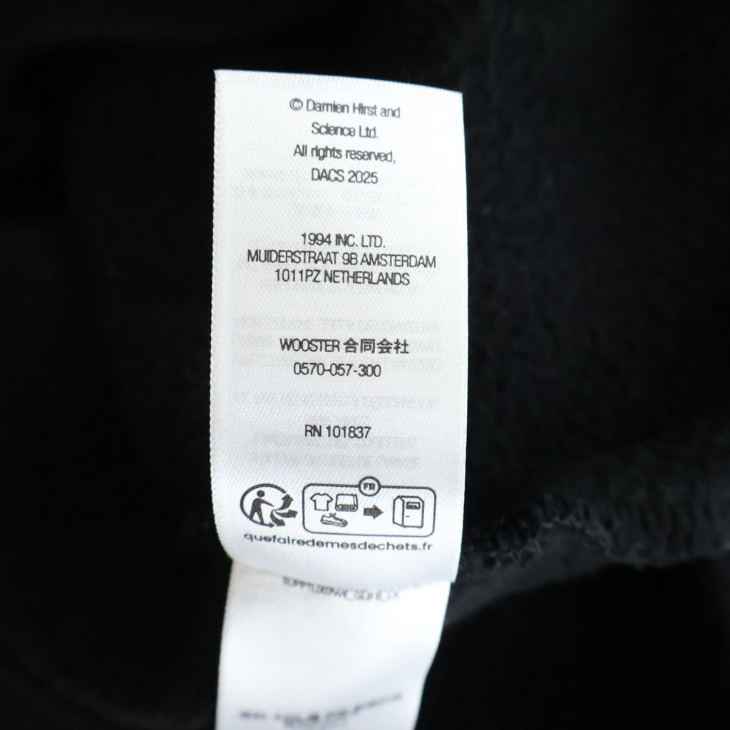 SUPREME(シュプリーム) 25SS Damien Hirst Zip Up Hooded Sweatshirt ダミアンハースト スウェット ジップアップパーカー フーディー ブラック