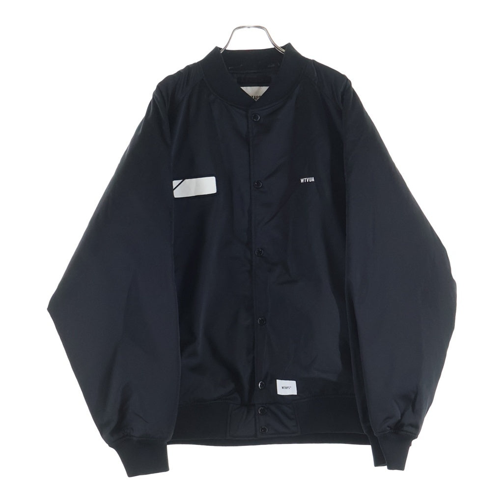 WTAPS(ダブルタップス) 24AW TEAM/JACKET/NYLON.TWILL ナイロンツイル チームジャケット ブラック 242TQDT-JKM05