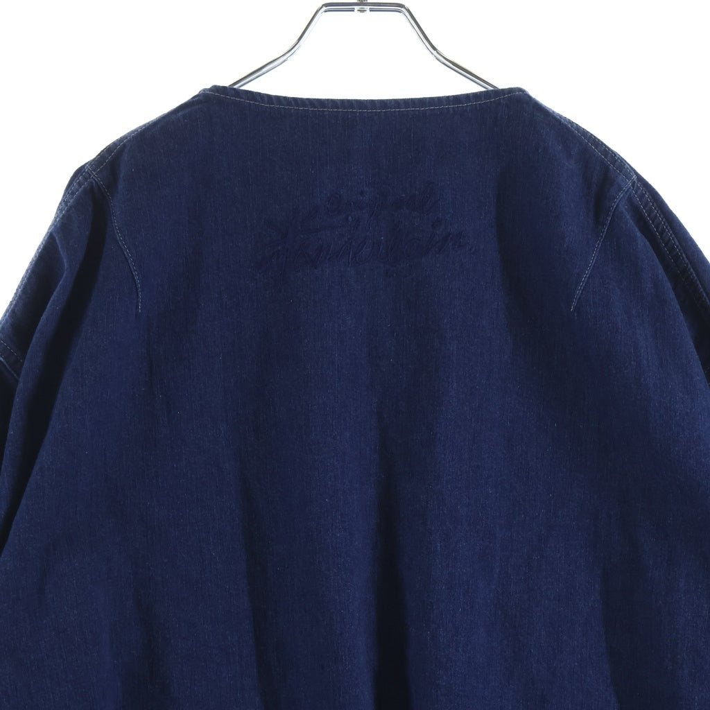 TENDERLOIN(テンダーロイン) 23SS DENIM MA-1 DABO ダボ ノーカラー デニムボンバージャケット インディゴ