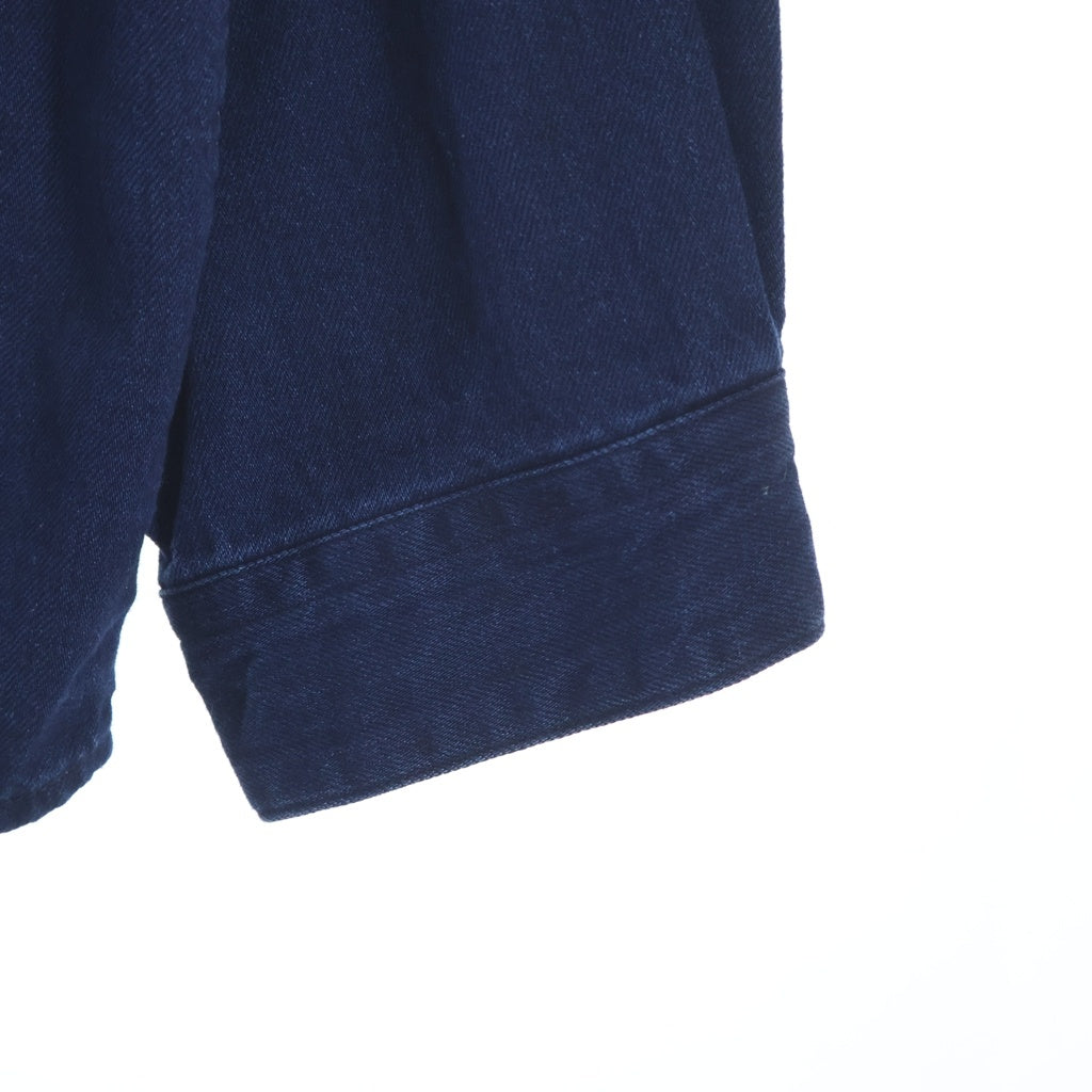 WTAPS(ダブルタップス) 23SS WCPO/LS/COTTON.DENIM コットンデニム レギュラーカラー長袖シャツ インディゴ 231WVDT-SHM01