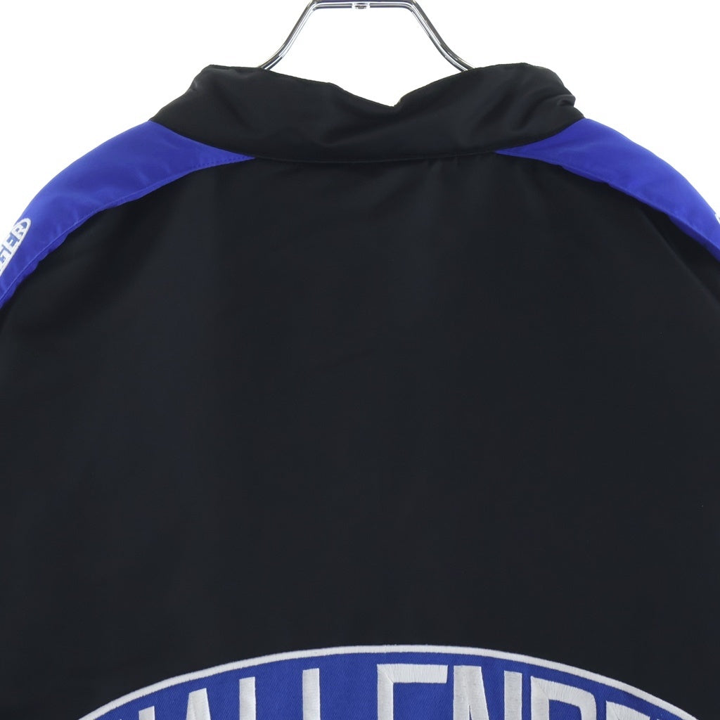 CHALLENGER(チャレンジャー) 23AW CMC RACING JACKET レーシング ロゴエンブロイダリー ジャケット ブルー/ブラック CLG-JK 023-005