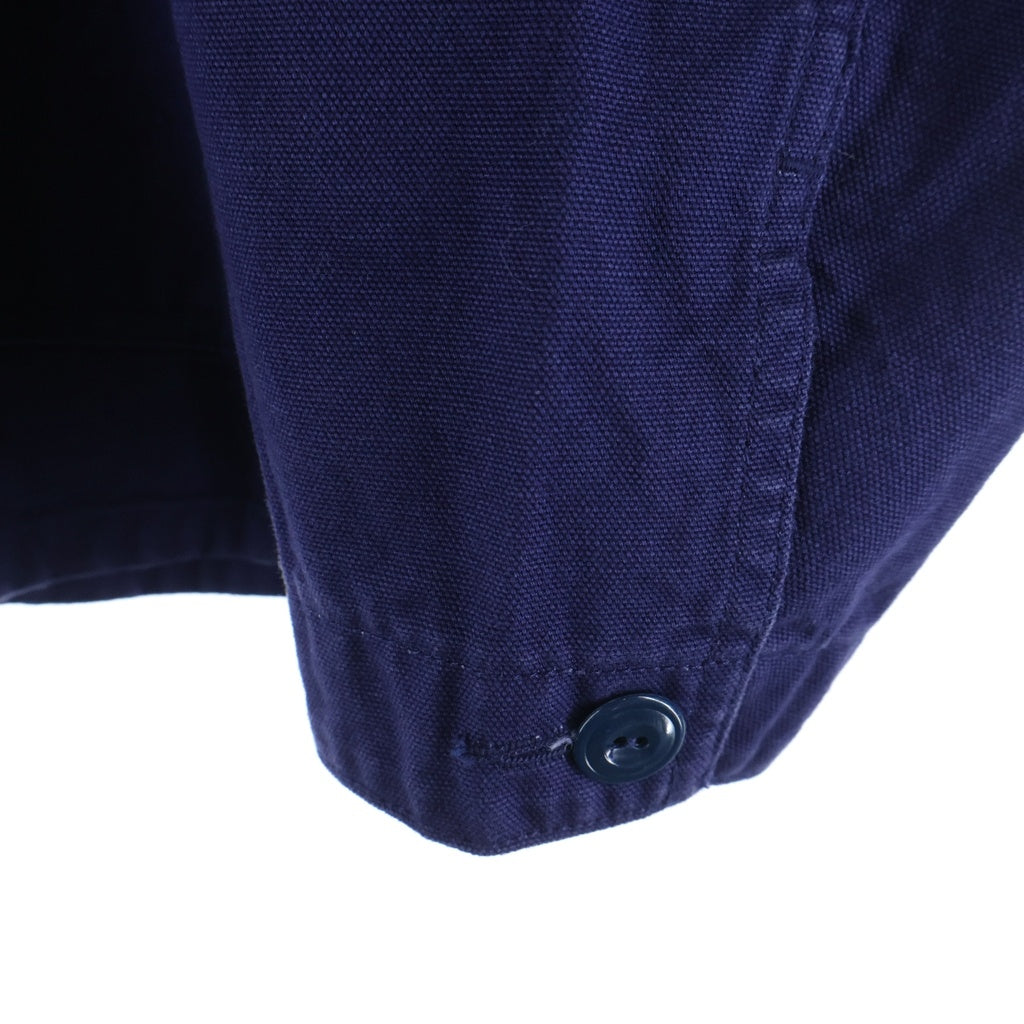 TENDERLOIN(テンダーロイン) 16SS T-BEST COVERALL Tベスト ロゴワッペン バッグチェーンステッチ スタンドカラー コットン カバーオール パープル