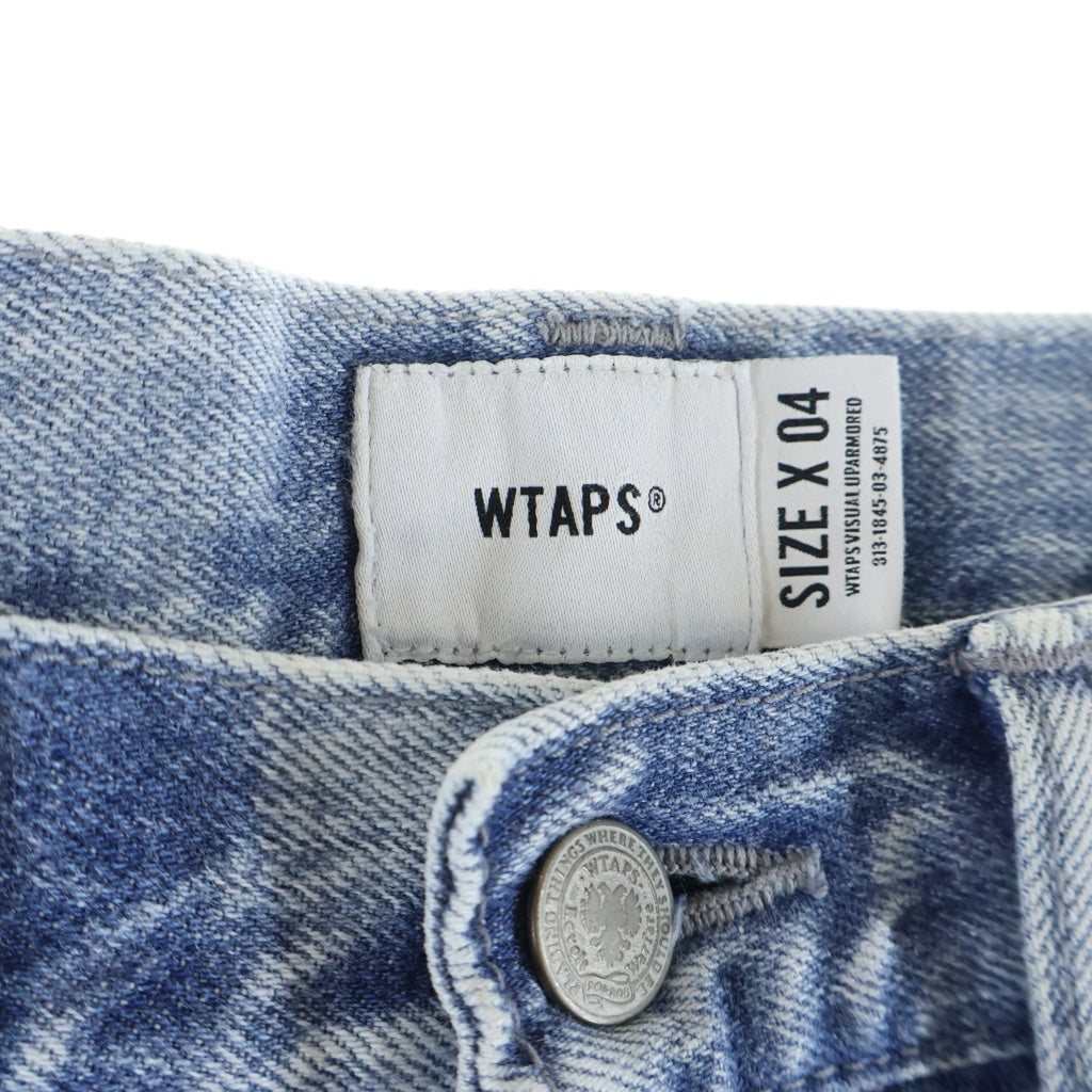 WTAPS(ダブルタップス) 19SS BLUES VERY SKINNY TRASH ブルー ベリー トラッシュ スキニーデニムパンツ ライトインディゴ 191WVDT-PTM01