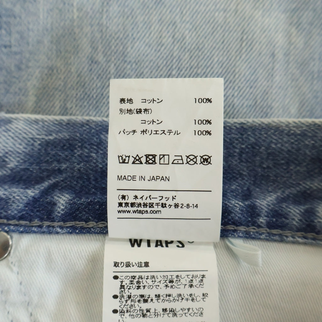 WTAPS(ダブルタップス) 19SS BLUES VERY SKINNY TRASH ブルー ベリー トラッシュ スキニーデニムパンツ ライトインディゴ 191WVDT-PTM01