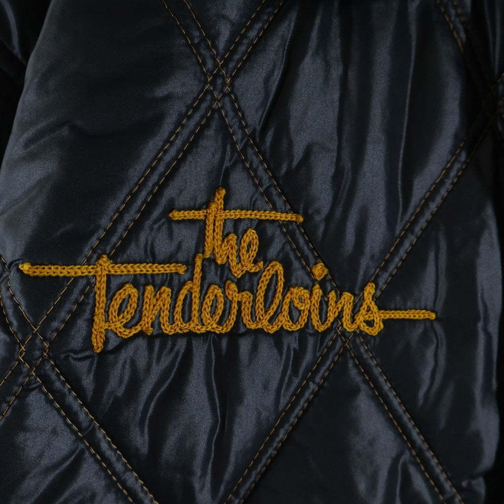 TENDERLOIN(テンダーロイン) 00S キルティングライニング スナップボタン ナイロンジャケット ブラック