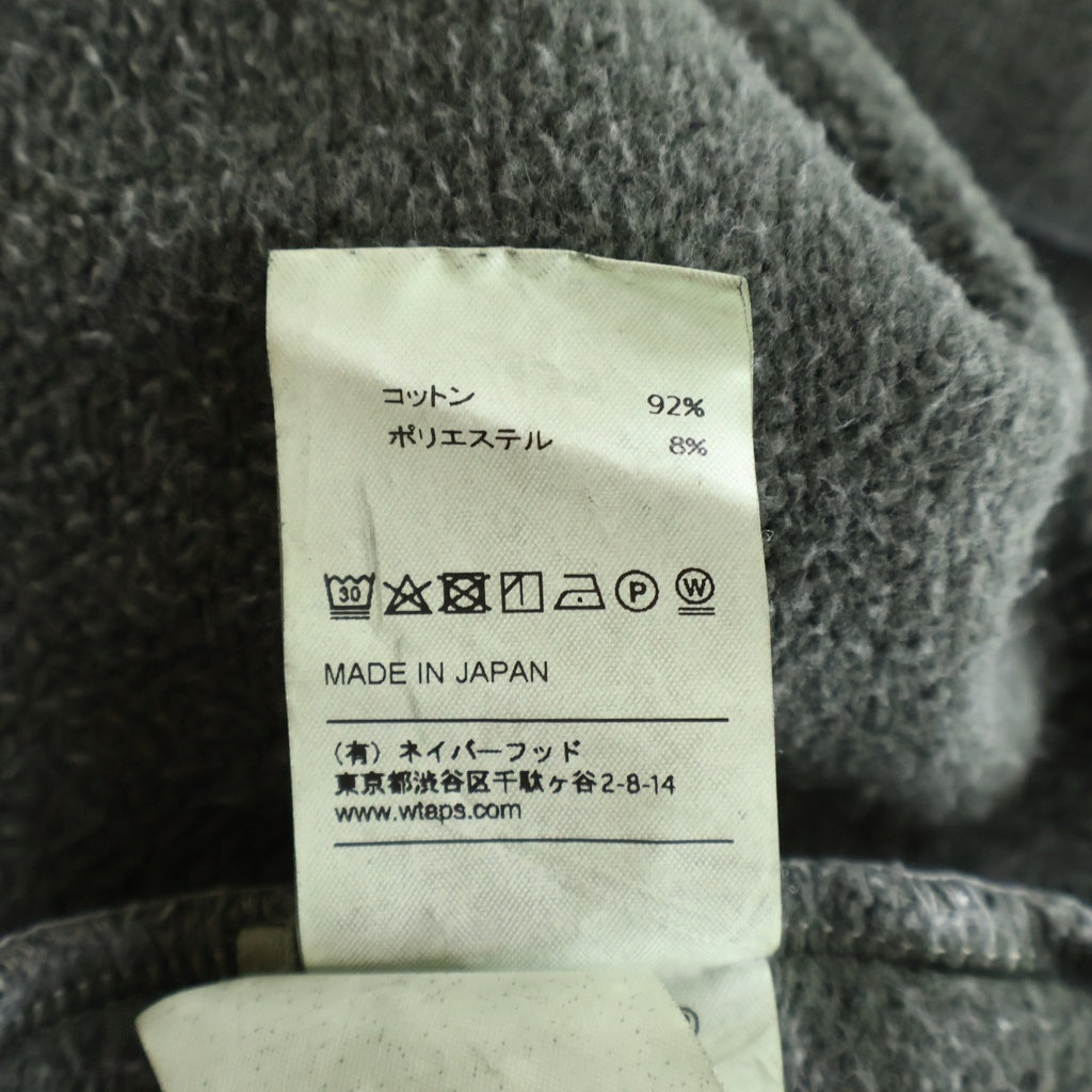 WTAPS(ダブルタップス) 19SS PARA SWEAT SHIRT パラ プルオーバーフーディー パーカー グレー 191ATDT-CSM26