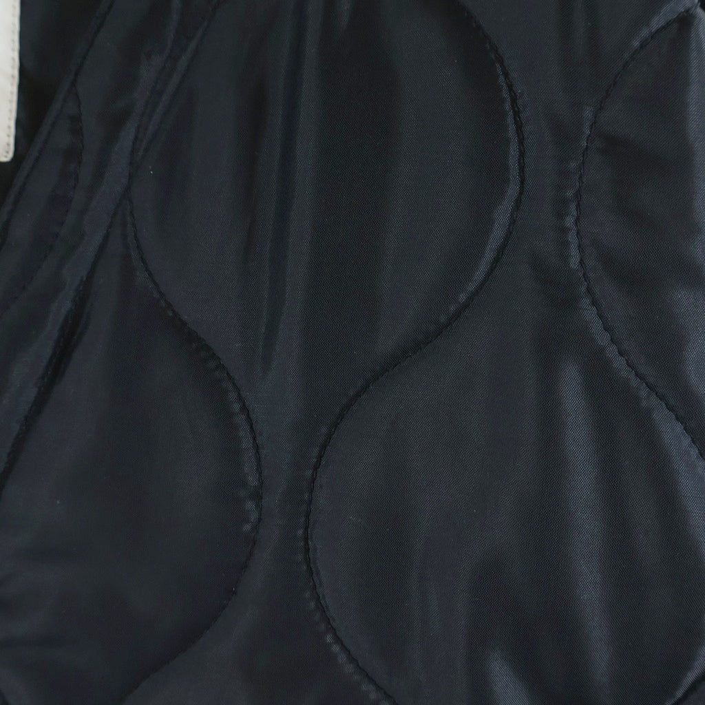 CHALLENGER(チャレンジャー) QUILTING LAYER SHIRT キルティング ノーカラー レイヤー長袖シャツ ブラック