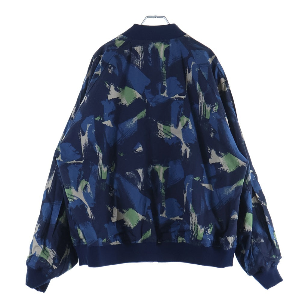 The Stylist Japan(ザ スタイリストジャパン) 21SS D.F Widest VW Jacket ワイデスト リバーシブル サテン スカジャン ジャケット ブルー TSJB-11018