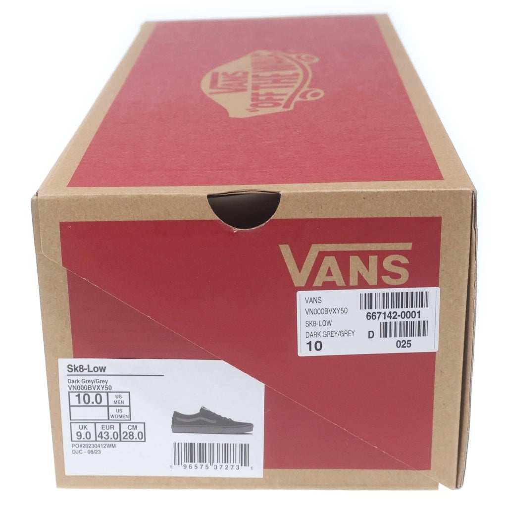 VANS(ヴァンズ) ×WHITE MOUNTAINEERING SK8-LOW ホワイトマウンテニアリング スエード スケート ローカット スニーカー ダークグレー US10/28cm VN0008BVXY50